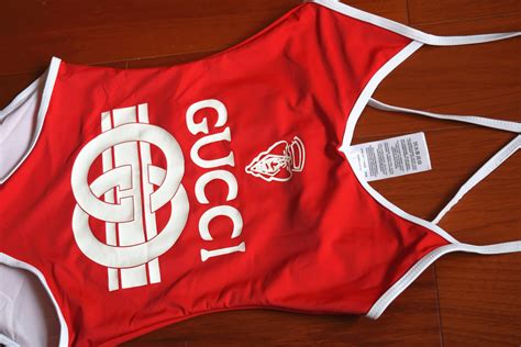 gucci swimsuit fake|Gucci bikini etsy.